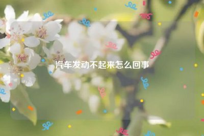 ​汽车发动不起来怎么回事