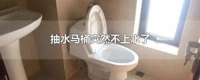 ​抽水马桶不上水怎么解决 抽水马桶怎么不上水了